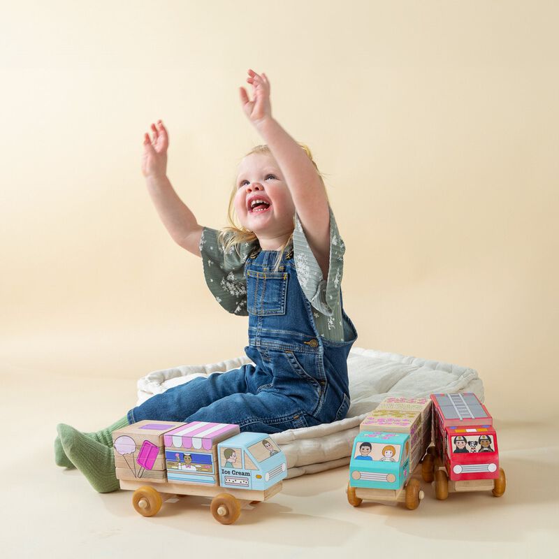 Stackable Puzzle Truck - Flower Delivery Truck image number 3