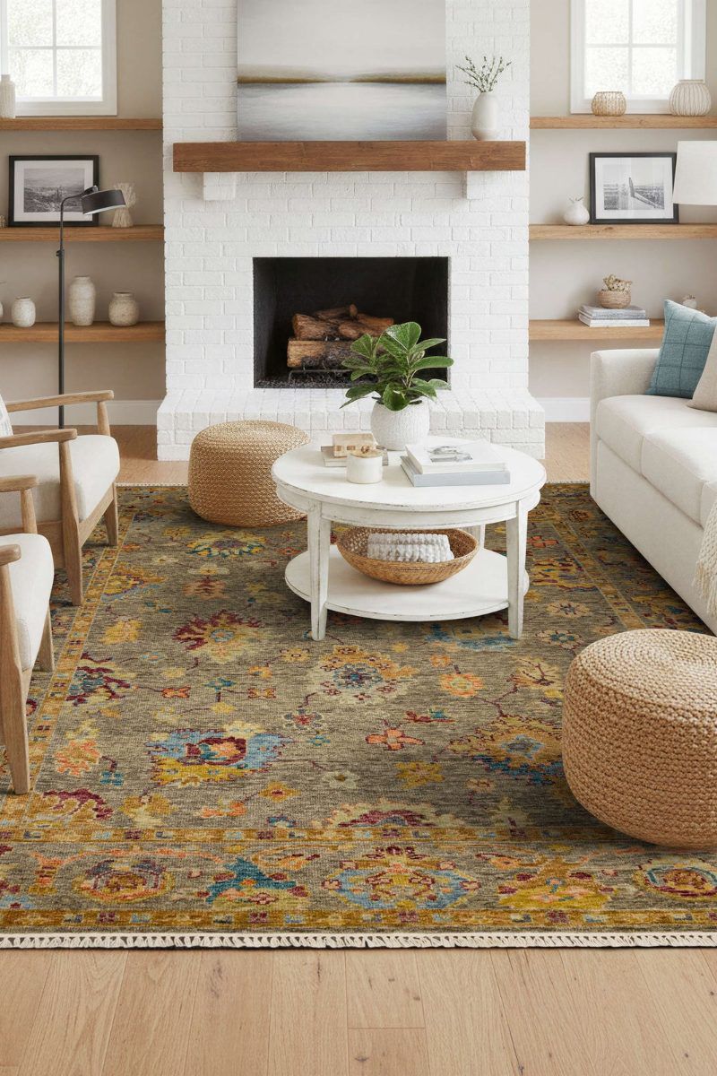 Percival Morgan Grey 9' x 12' Rug image number 1