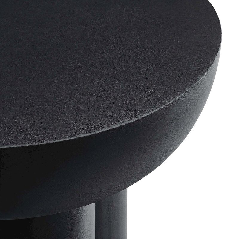 Caspian Round Concrete Side Table image number 6