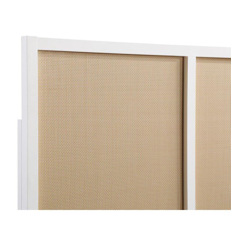 Comfort Pointe Bayport Cane and Solid Wood Queen/full Headboard