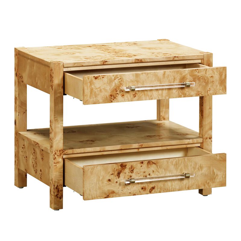 Brandyss Burl Nightstand