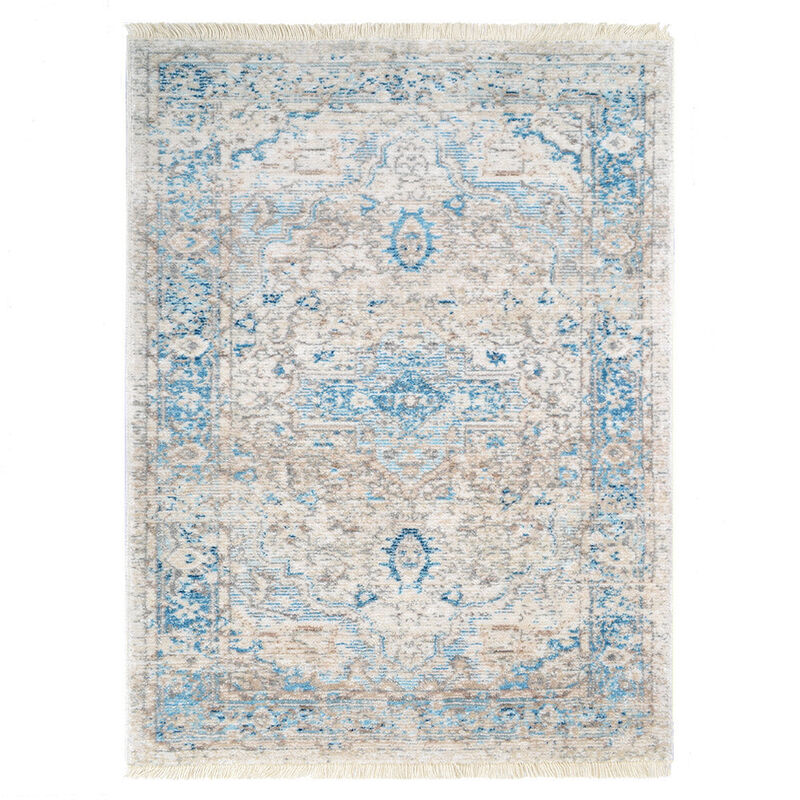 RUGSOTIC CARPETS MACHINE MADE POLYESTER AREA RUGS  - Rectangle Shape, Classic Oriental Traditional  Design, Low Pile Machine Made Area Rugs (M00072) image number 0