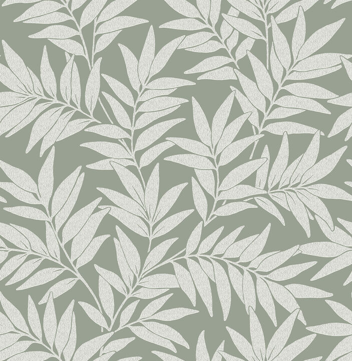 Morris Green Leaf Wallpaper