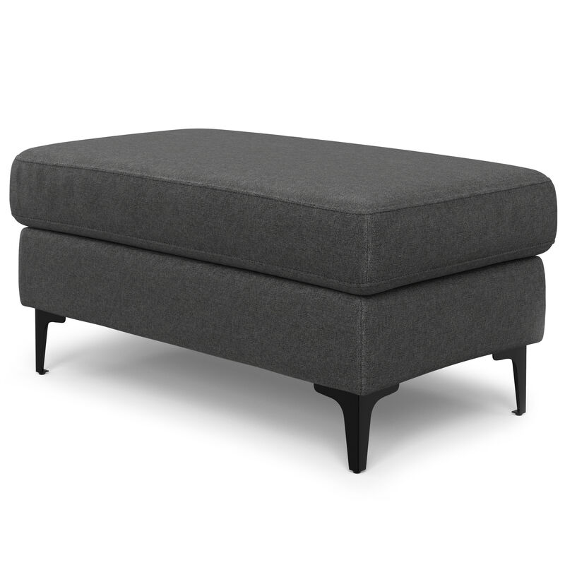 Simpli Home Ava Mid Century Ottoman image number 6