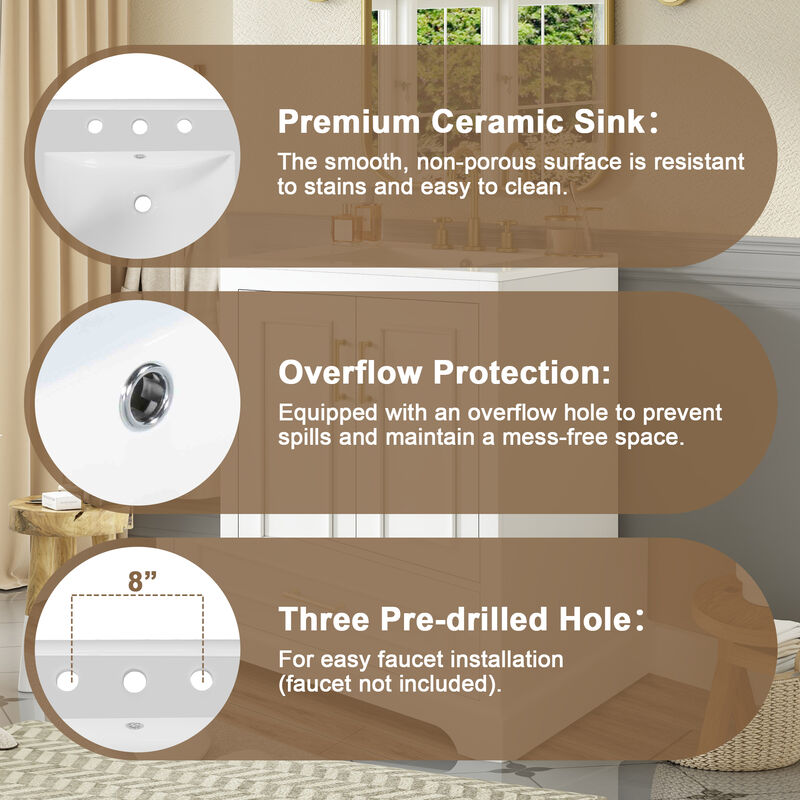 Merax Bathroom Vanity with Sink