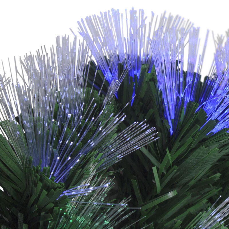 9'  Multi-Function Color Changing Fiber Optic Artificial Pine Christmas Garland image number 1