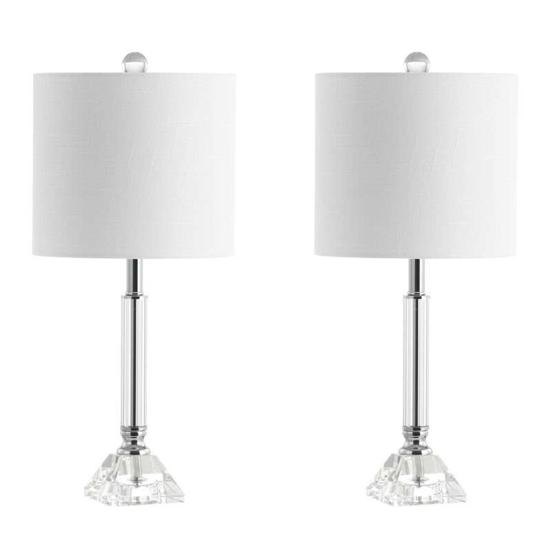 Dana Crystal Column/Metal LED Table Lamp