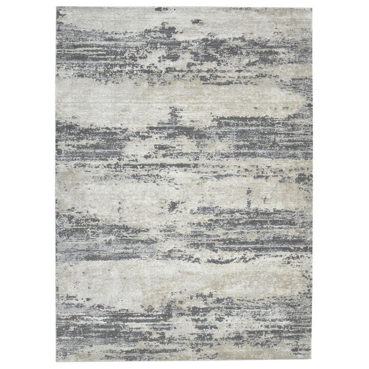 HomeRoots Abstract Area Rug