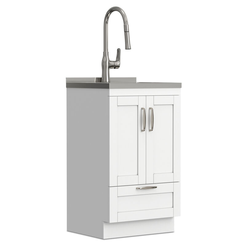 Reed All-In-One 20-inch Laundry Utility Sink and Cabinet