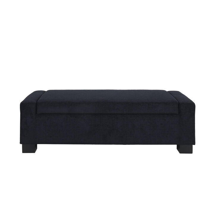 Merax Ottoman Bench Textured Fabric Rectangular Design