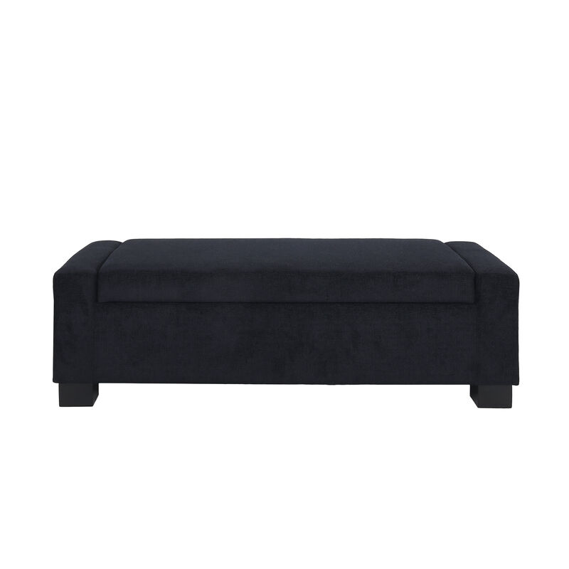 Merax Ottoman Bench Textured Fabric Rectangular Design