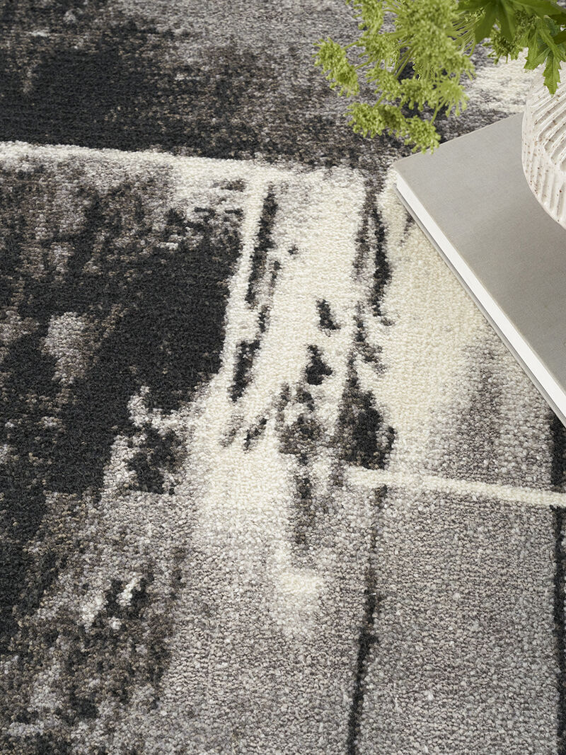 Twilight TWI30 Gray/Ivory/Black 7'9" x 9'9" Rug