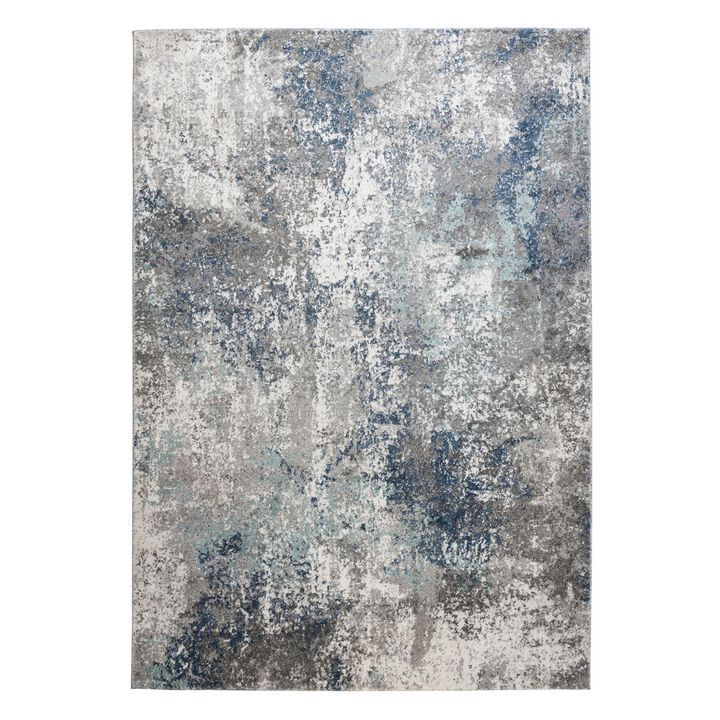 HomeRoots Abstract Power Loom Area Rug