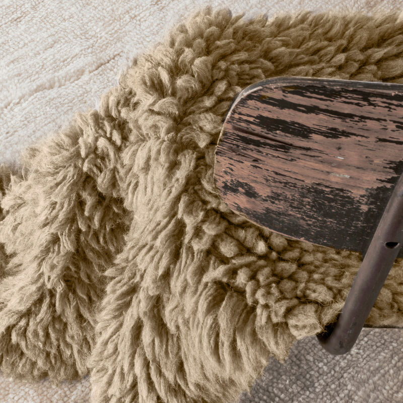 Woolable rug Woolly - Sheep Beige