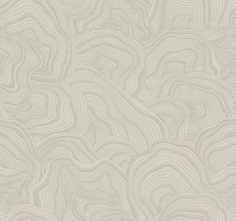 Geodes Taupe Wallpaper