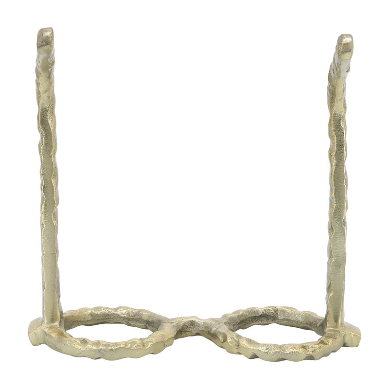 Aluminum Glasses Sculpture, Gold image number 5