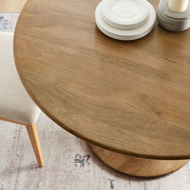 Lippa 48" Round Solid Wood Dining Table image number 7
