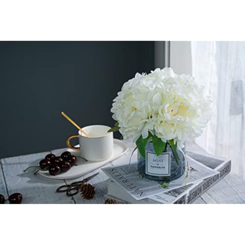 Artificial Peony Flowers Vase Filler Glass Ins Style Flower image number 3