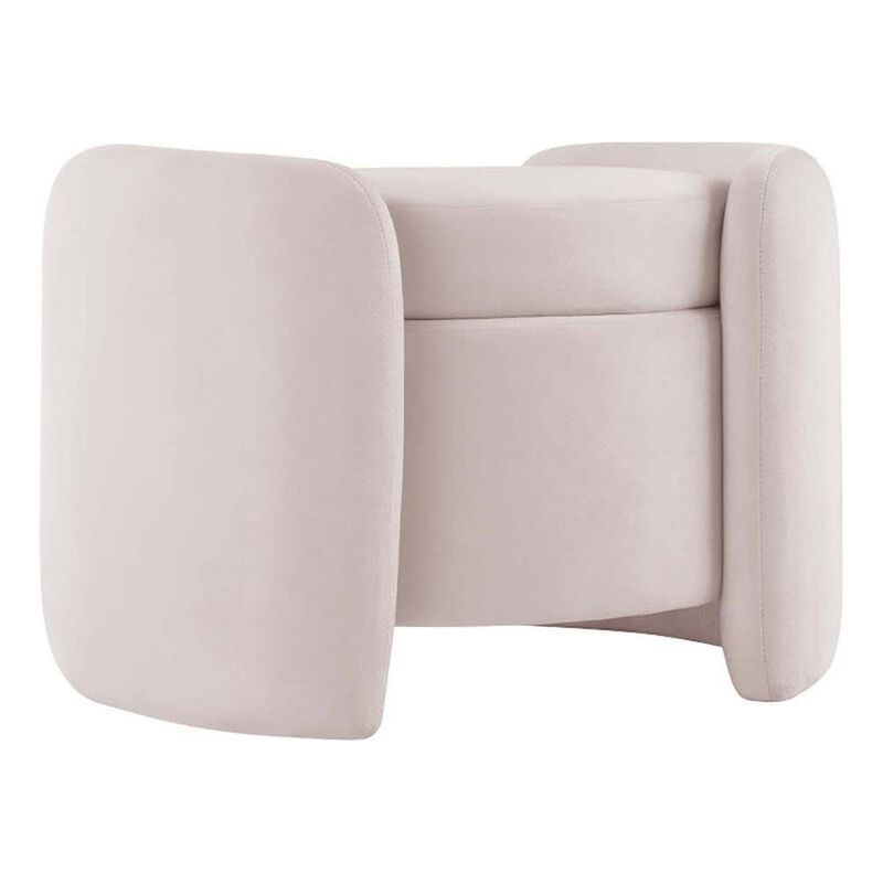 Modway Nebula Upholstered Performance Velvet Ottoman in Pink image number 0