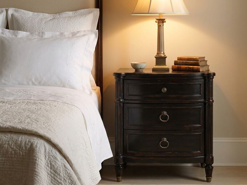Charleston Three-Drawer Nightstand image number 1