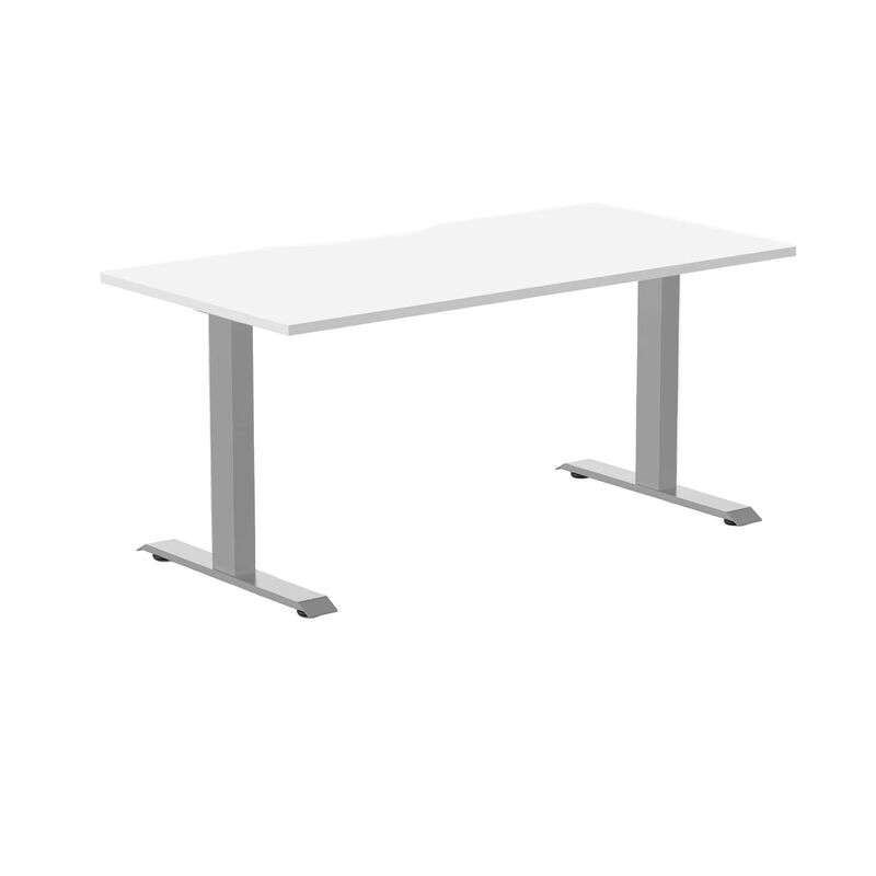 Desky Zero Scalloped Laminate Office Desk image number 0