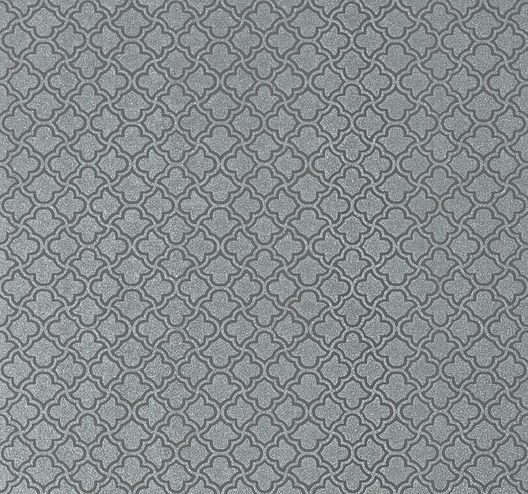 Uptown Glam Charcoal Wallpaper