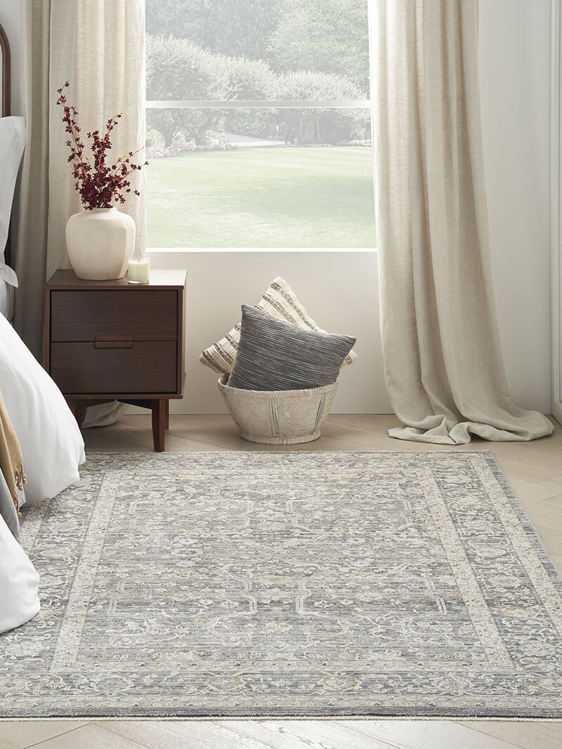 Lynx LNX03 Slate/Multicolor 2'6" x 4'6" Rug