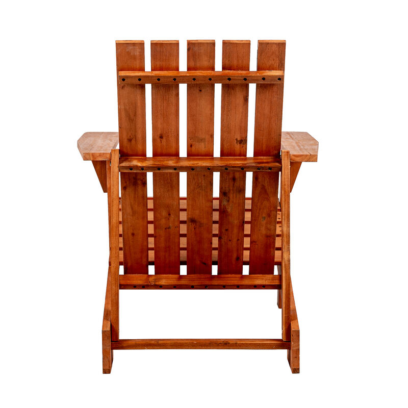 Irving Outdoor Patio Modern Acacia Wood Adirondack Chair