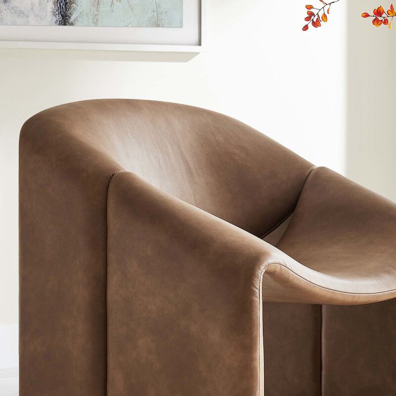 Vivi Vegan Leather Accent Chair image number 8