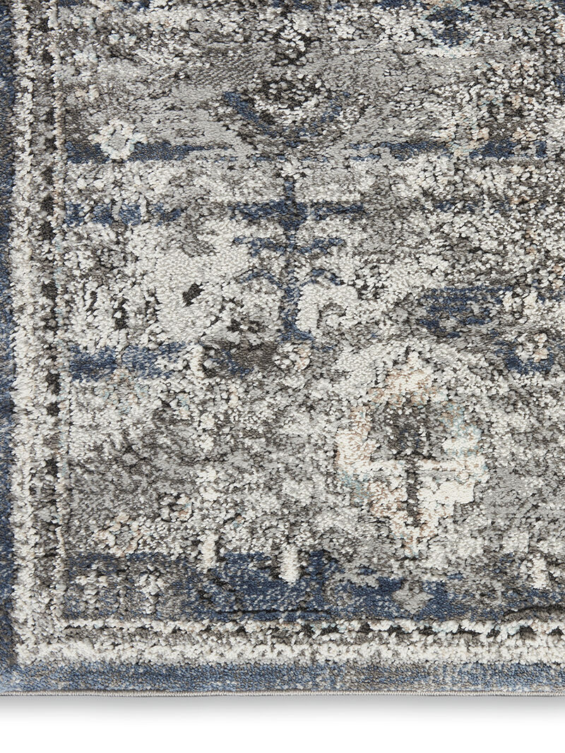 American Manor AMR02 Blue 3'11" x 5'11" Rug