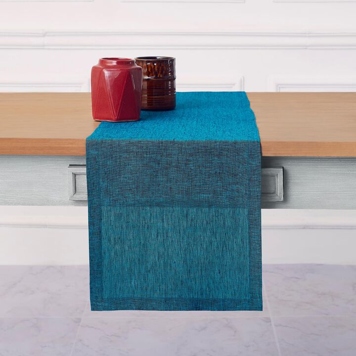 Cotton Linen Table Runner - Dru - Cotton Linen Plain