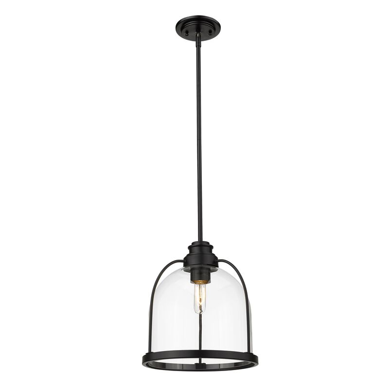 Hivvago Stanton 1-Light Matte Black Pendant