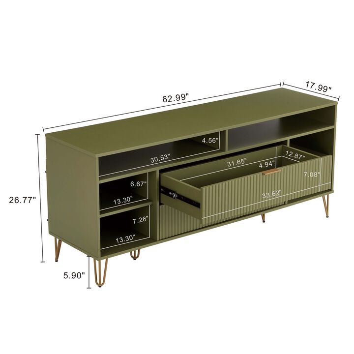 Dumbo Small TV Stand in Green