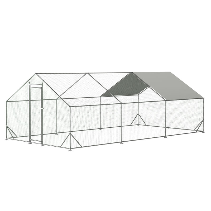 Large Metal Chicken Coop image number 0