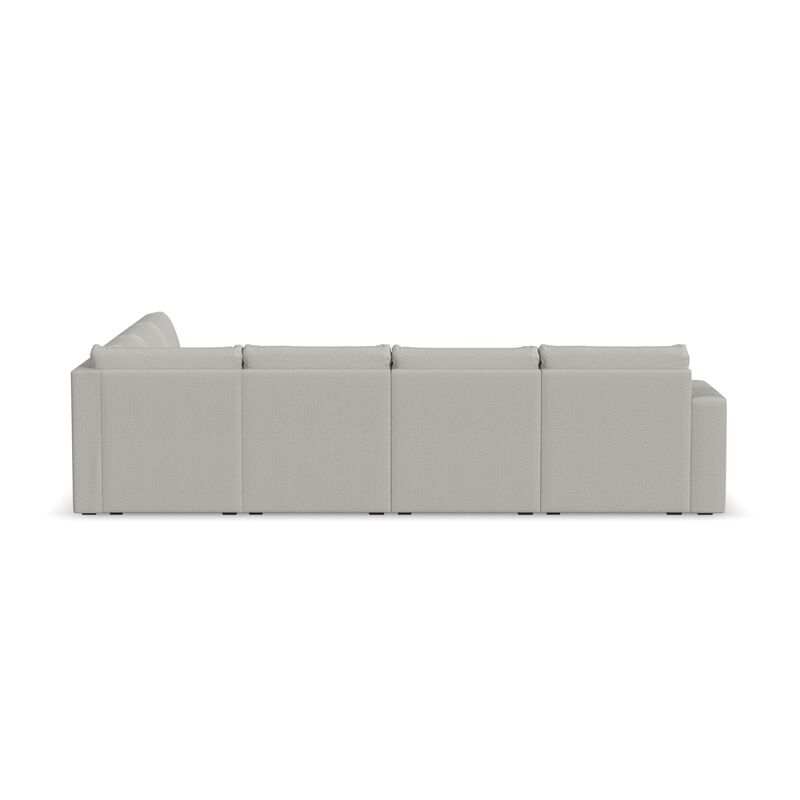 Flex Frost 6-Seat Sectional with Wide Arm