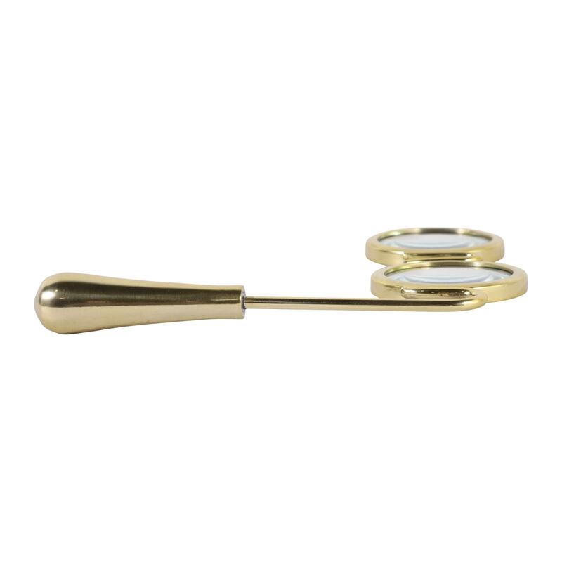 Glasses Magnifying Glass, Gold image number 3