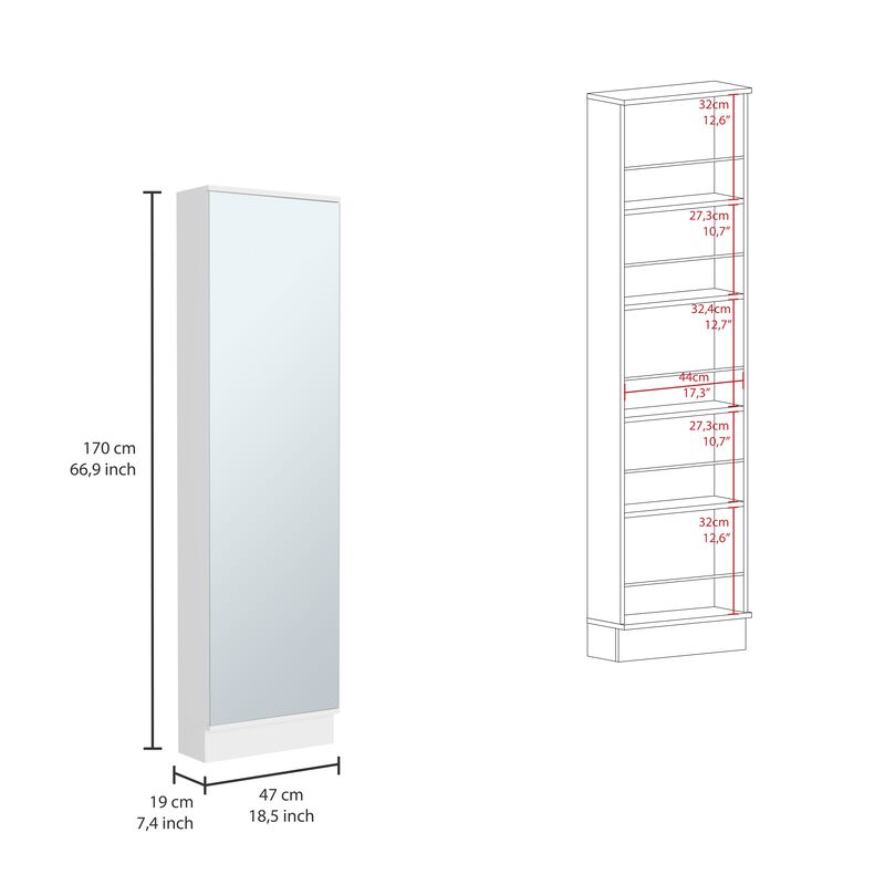 Shoe Rack Chimg, Bedroom, White