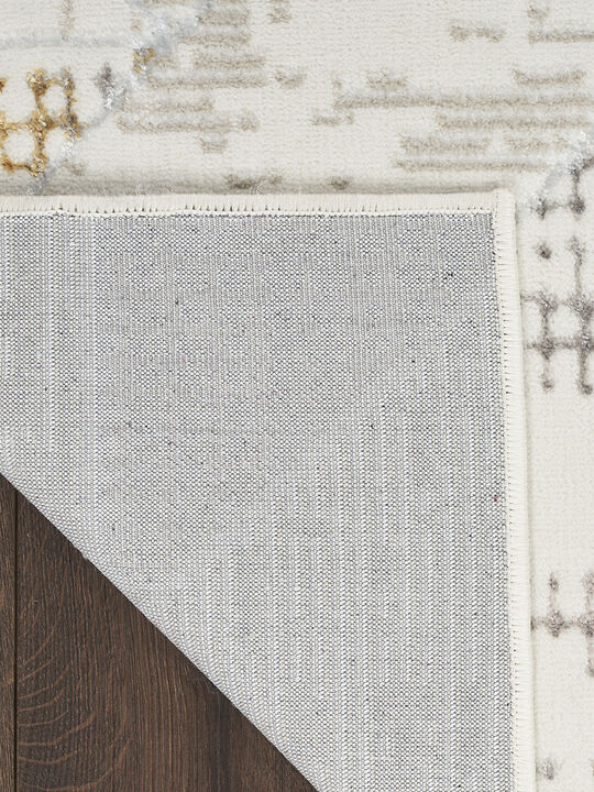 Glitz GLZ04 Ivory/Multicolor 2'3" x 7'6" Rug