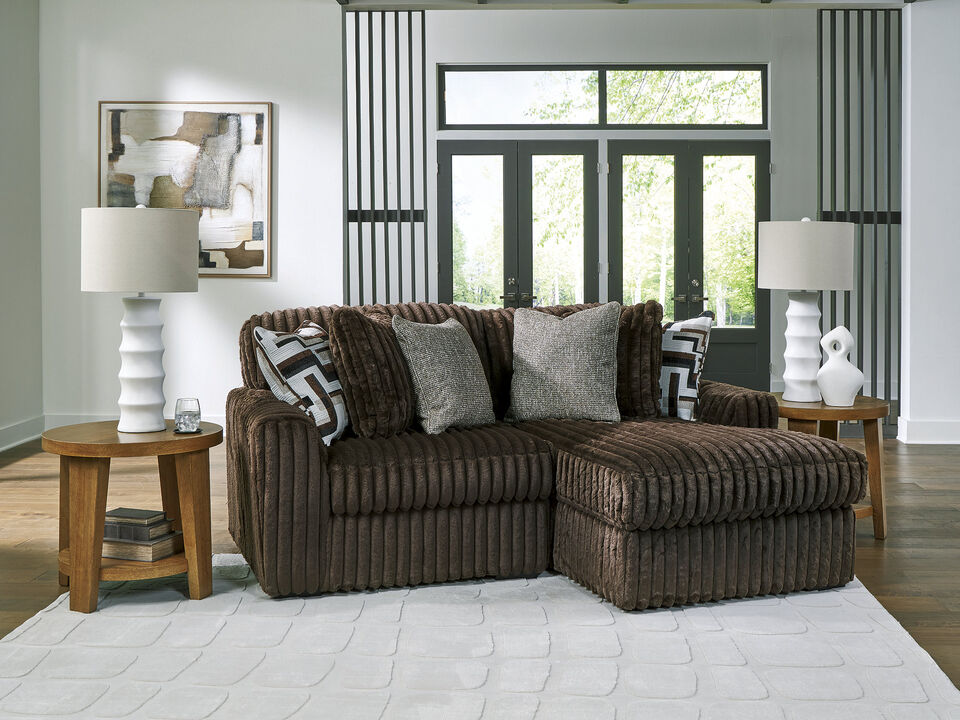 Midnight-Madness 2-Piece Sectional Sofa with Chaise