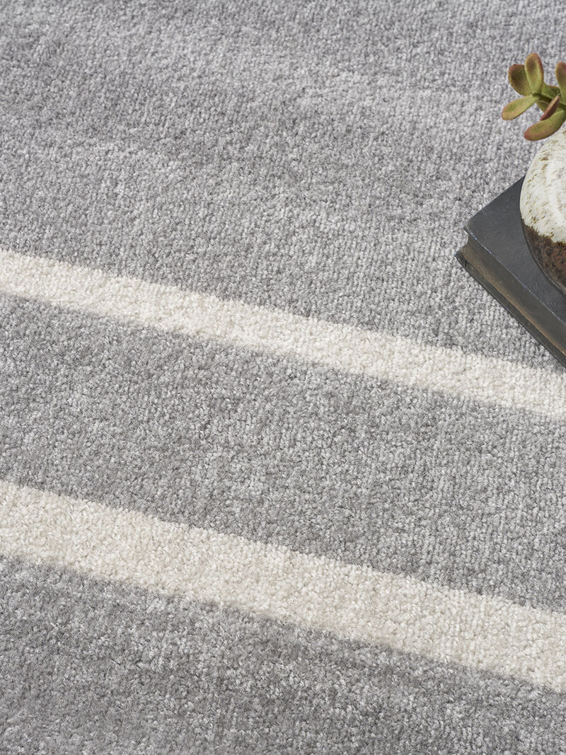 Nourison Essentials NRE02 Gray/Ivory 8' x 10' Rug