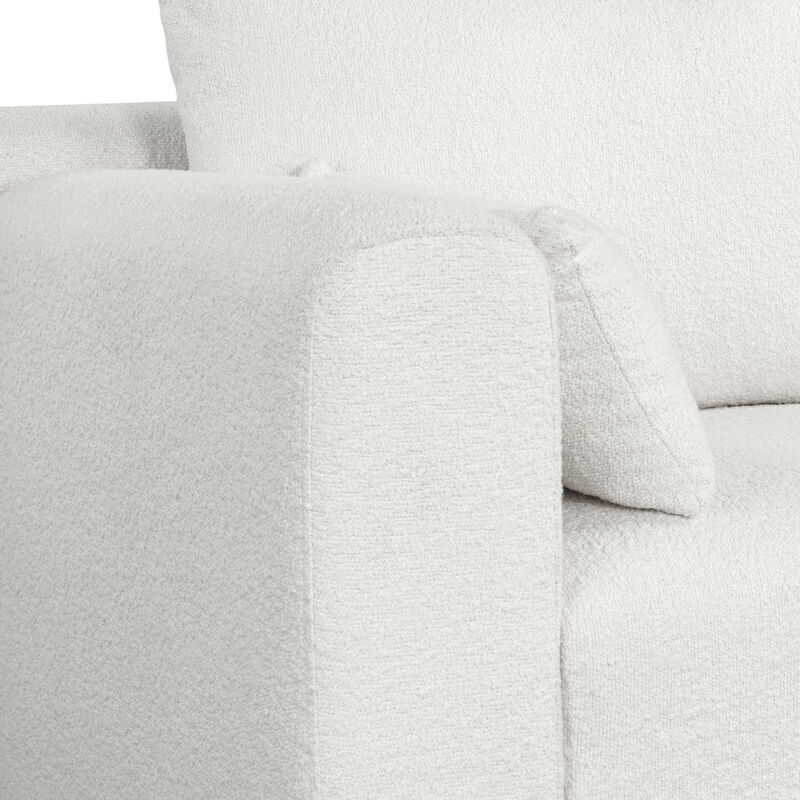 Merax Modern One-Piece Loop Yarn Fabric Sofa Loveseats