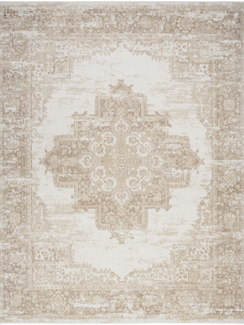 Grafix GRF14 Ivory/Beige 7' x 10' Rug