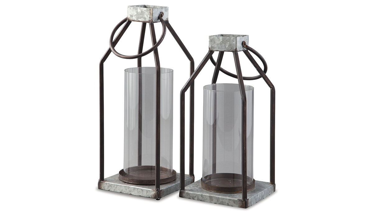 Diedrick Indoor/Outdoor Lantern (Set of 2)