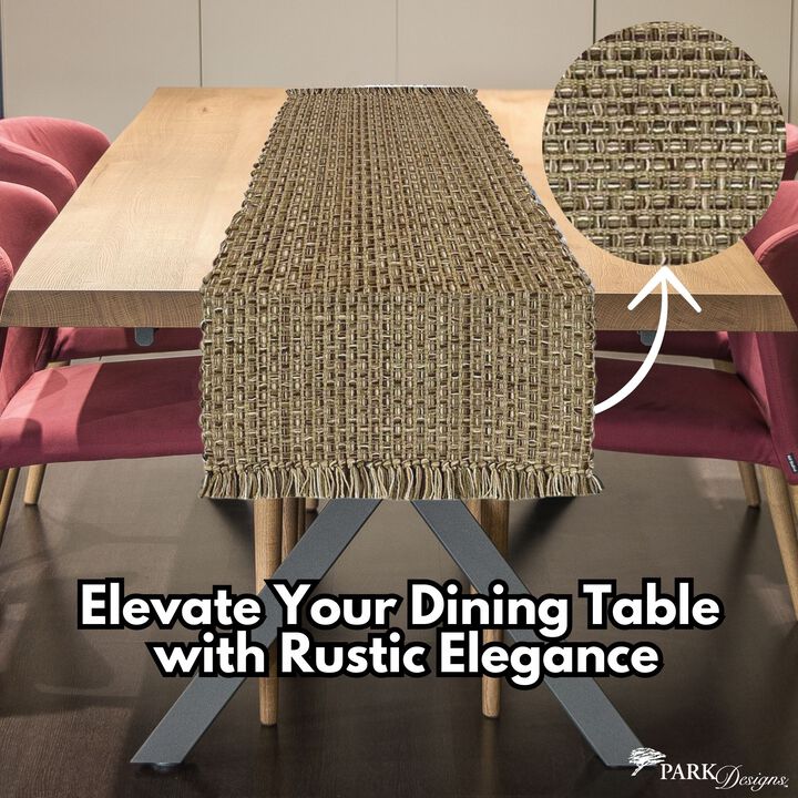 Park Designs Tweed Expresso Table Runner 54'' L