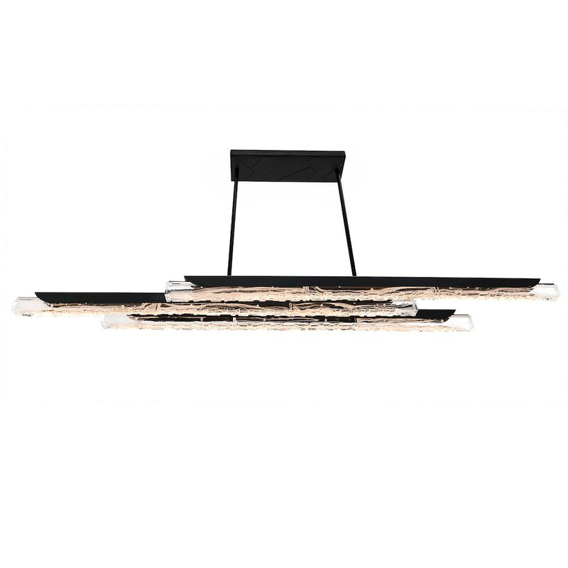 CWI Lighting Valira Integrated LED Black Chandelier