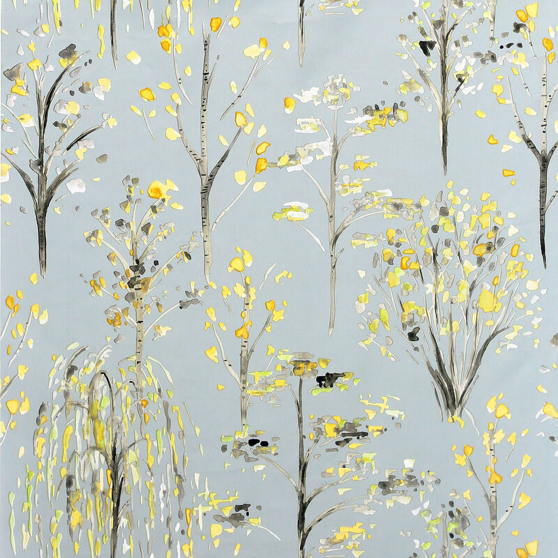 Mayumi Yellow Birch Grove Wallpaper image number 0