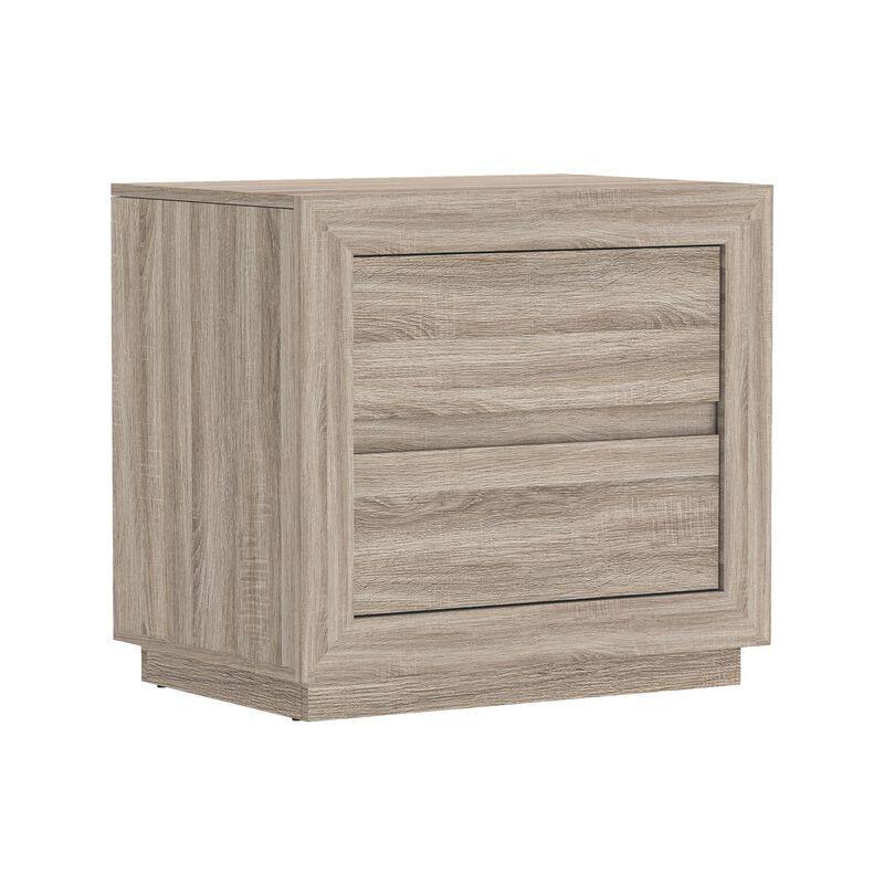 Soren 26" 2-Drawer Nightstand in Natural Oak image number 0