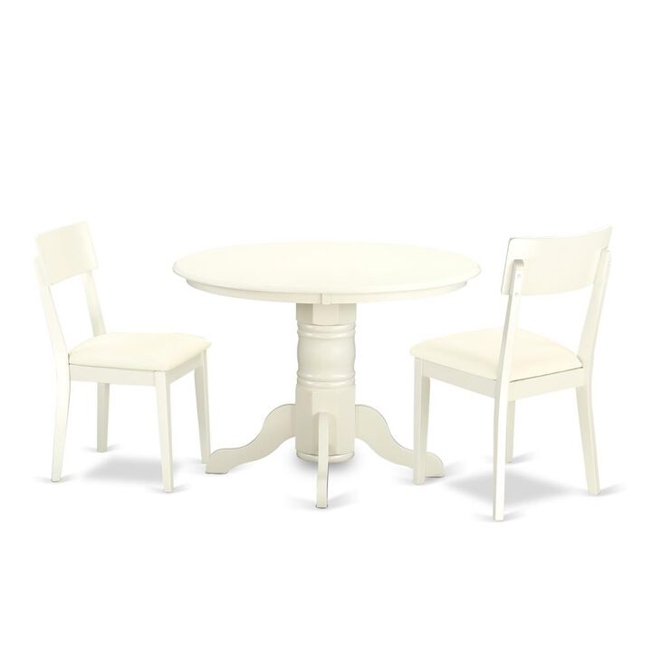 Dining Room Set Linen White