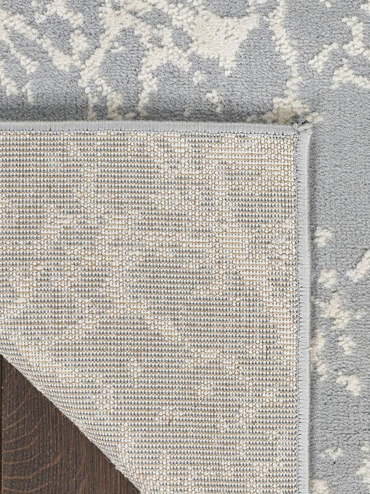Lillian LIL01 Gray/Cream 5'3" x 7'3" Rug