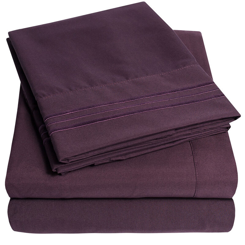 Ultra Soft 1800 Series Double Brushed Microfiber Sheet Set